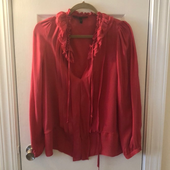 BCBG MaxAzaria - hot pink blouse - Picture 1 of 4